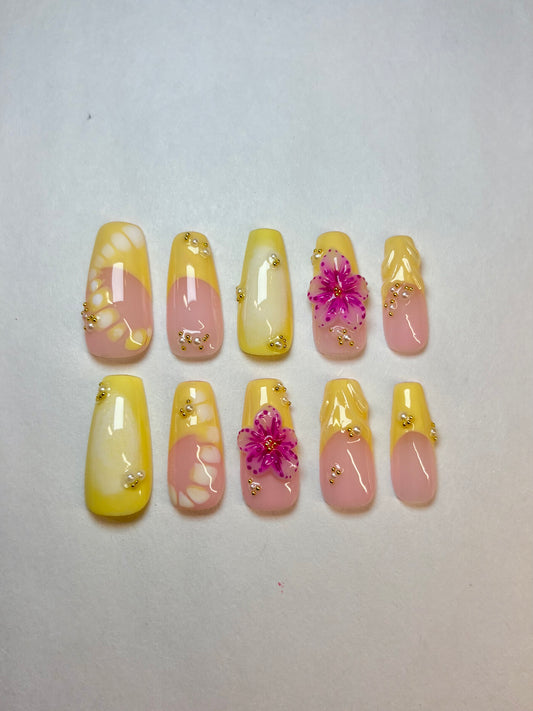 Butter Yellow Summer Press-On Nails