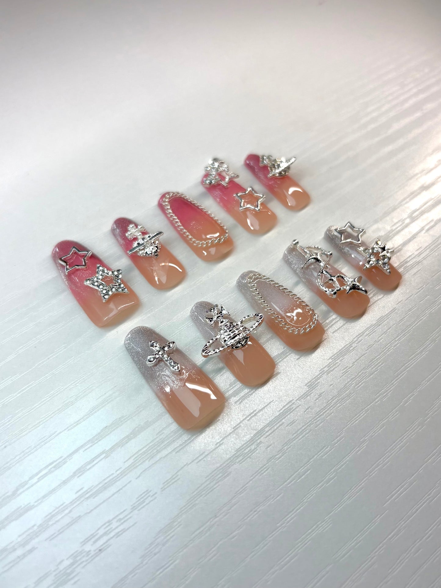 Charmed Ombré Cat Eye Press-On Nails