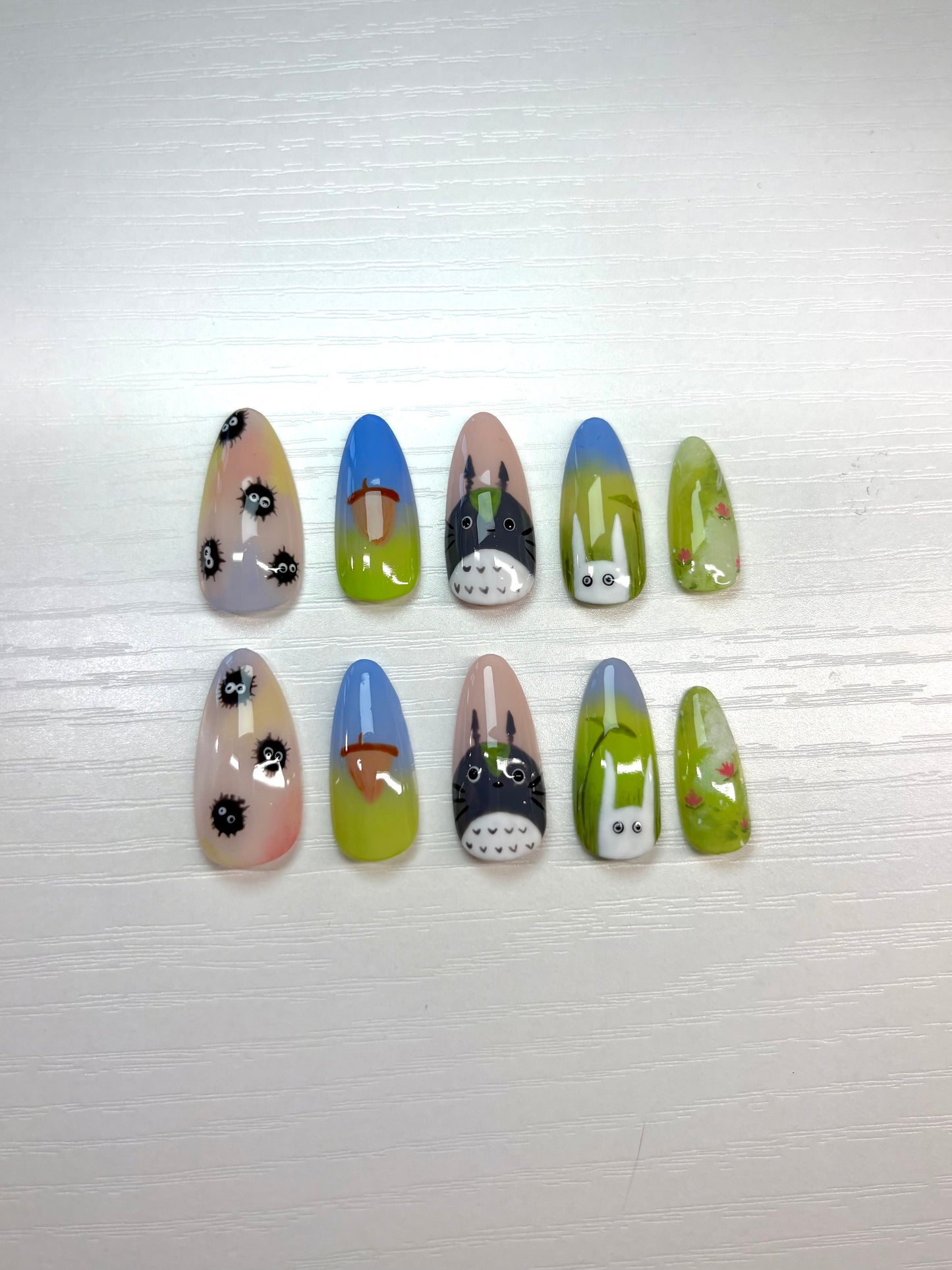 Totoro Press-On Nails