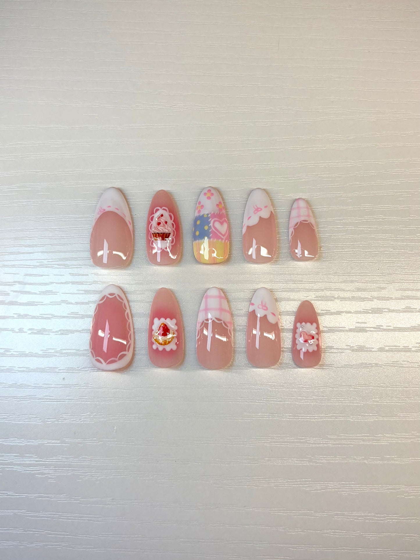 Pink Coquette Press-On Nails