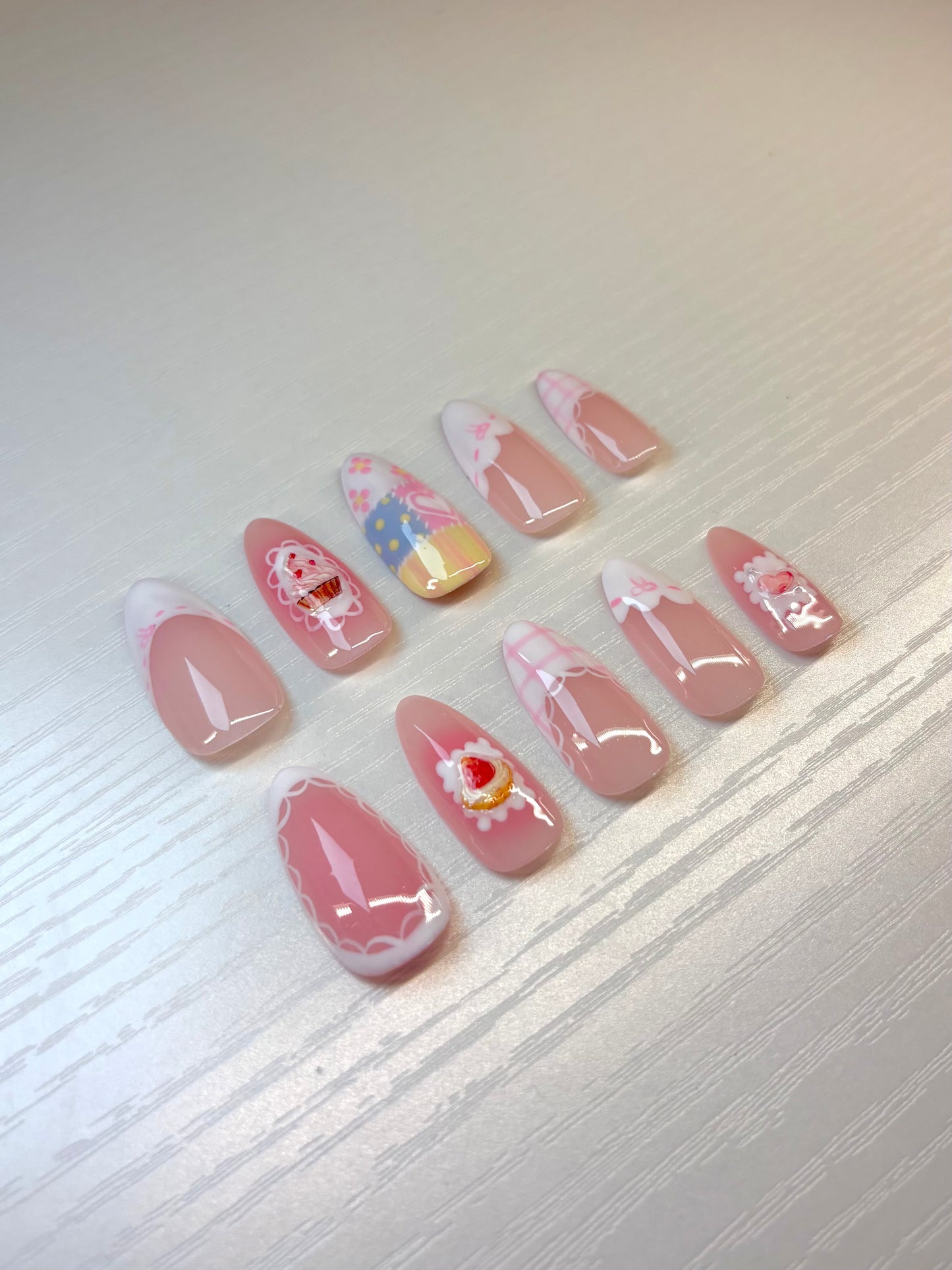 Pink Coquette Press-On Nails