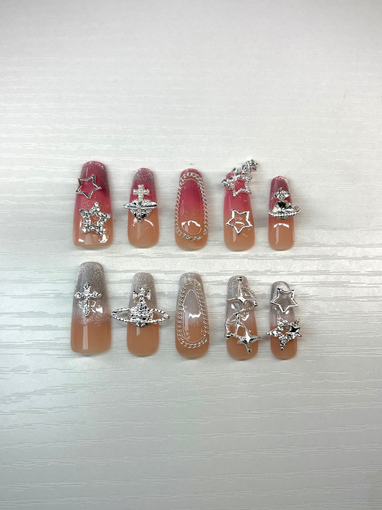 Charmed Ombré Cat Eye Press-On Nails