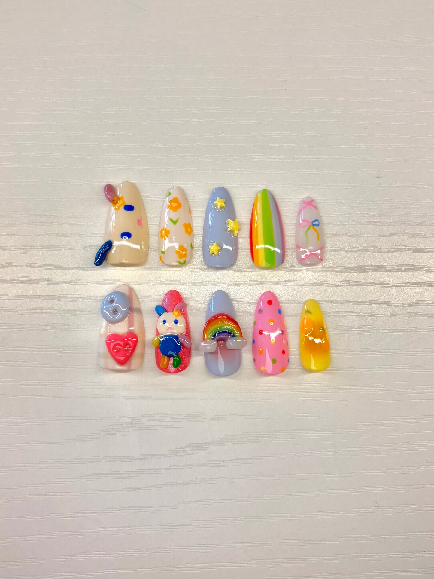 Sanrio's USAHANA 3D Press-On Nails